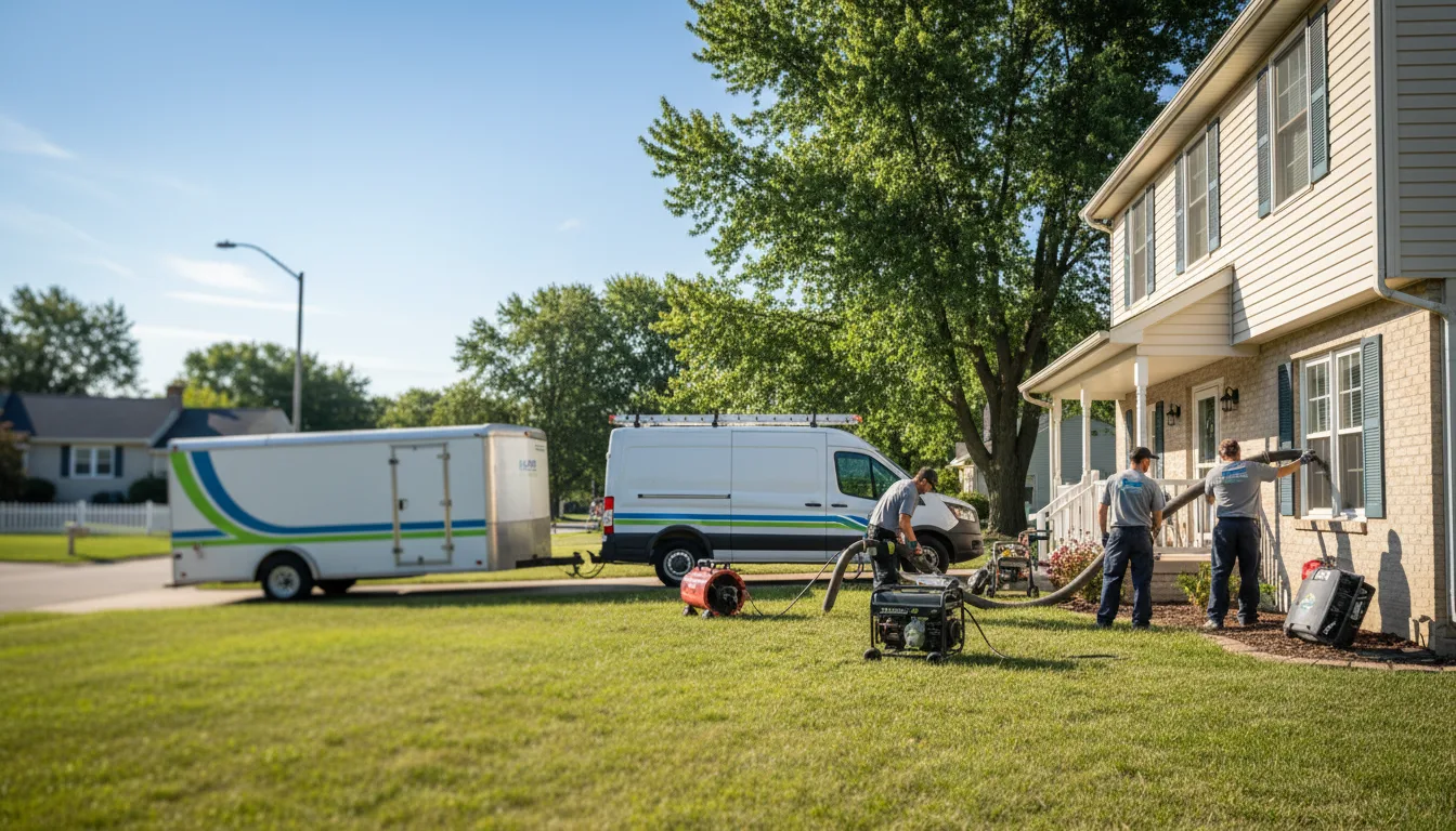 Flooded Basement Restoration And Cleanup With Repair in Leland, IA near me